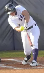 Shalie Day hit her first home run of the season against DePaul on Friday