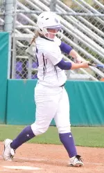 Katelyn Standley drove in two runs during SFA's five-run seventh inning on Sunday