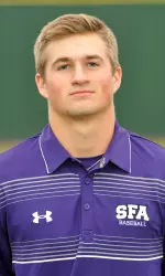 Hunter Wilson finished 2-for-3 in SFA's loss on Sunday.