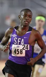 Charles Mathenge won the men's 5,000 meter run on Monday