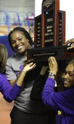SFA had nine individual champions at the 2015 SLC Indoor Meet