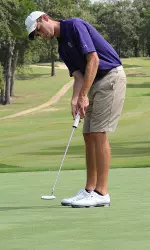 Senior Blake Pugh posted a 1-under 71 in round one at Bandon Dunes