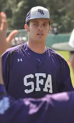 Dillon Mangham allowed just four hits with eight strikeouts against the Privateers