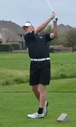 Senior Bradley Phelps carded the low round of the day for SFA, a 1-under 71