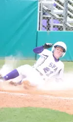 Lindsay Campbell recorded two doubles in game one on Wednesday night