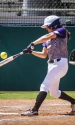 Autumn Holloway hit her first home run of the season last weekend in Abilene
