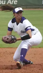Autumn Holloway went 2-for-2 with a run and an RBI in SFA's 12-0 win on Saturday