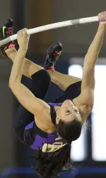 Demi Payne has the second best outdoor vault in the world this season