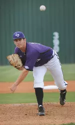 Dillon Mangham retired 13-straight Bearkats to earn the victory
