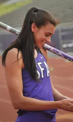 Demi Payne owns the second best jump in the NCAA during the 2015 outdoor season