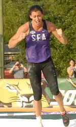 Demi Payne picked up three major conference awards after breaking the collegiate record at the SLC meet on Friday