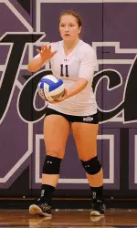 OJ Olson ranks third in SFA history in digs/set (4.22) and seventh in career digs (1,476) entering the 2015 season