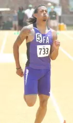 Jared Love earned his spot in the field at the NCAA West Preliminaries in the 100m