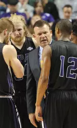 Stephen F. Austin head coach Brad Underwood
