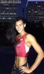 Demi Payne can qualify for the women's pole vault final with a jump of 15-1 (4.60m) on Sunday