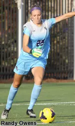 Lillie Ehlert matched a career high with five saves on Friday night