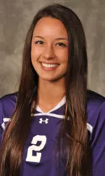 Haley Coleman notched eight kills on Wednesday night in Denton