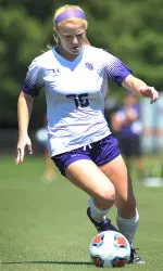 Freshman forward Breanna Moore