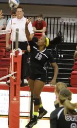 Jacque Allen knocked down a match-best 12 kills on Tuesday night.