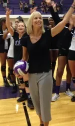 Debbie Humphreys is the 15th winningest active coach at the NCAA Division I level