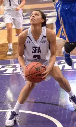 Junior Taylor Ross scored 14 of her team-high 16 points in the second half on Thursday night