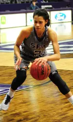 Taylor Ross notched her fifth 20-point game of the season on Saturday night