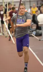 Freshman Tanner Parks will compete in his first collegiate heptathlon on Wednesday and Thursday