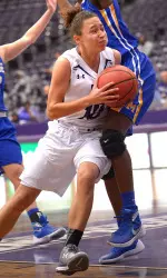Junior Brentney Branch has made at least one three-pointer in 15 straight games