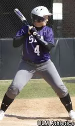Freshman Peyton Tinney went 2-for-4 in Saturday's win against ULM