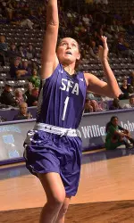 Senior captain Taylor Schippers leads SFA with 89 assists this season