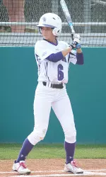 Senior Alisa Hamilton registered two hits against UTSA on Sunday morning