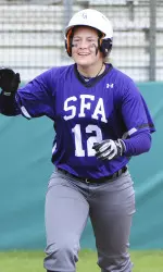 Faith Talley went 2-for-4 with three RBI in Saturday's game one win against UCA