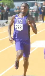 Will Gibson placed first in the 400m over the weekend at UTSA