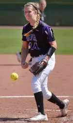 Senior Hannah Welch had a solid outing in the circle for the Ladyjacks on Tuesday