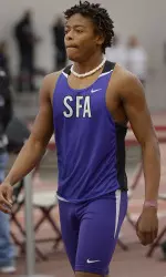 Freshman Isiah Pittman placed first in the men's long jump at the Bobcat Invitational on Friday