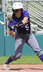 Taylor Fraccastoro notched her fifth homer of the season on Saturday against ACU