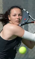 Freshman Liza Aginskaya was placed on the All-SLC First Team at number-six singles.