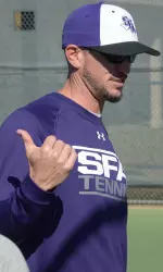 Head coach Jon McLaughlin returned to his former coaching post on Friday afternoon when SFA took on Tulane.