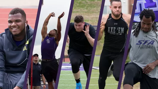 SFA_2018_Pro_Day_Franklin_Amous_Keith_Hart_Johnson