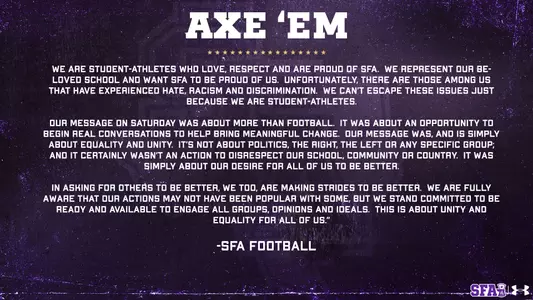 Football Statement