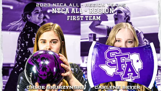 Chloe and Carlene 2023 NTCA All Region First Team