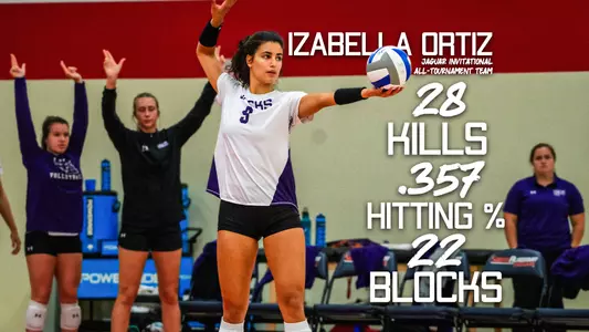 Izabella Ortiz named All-Tournament team at the Jaguar Invitational
