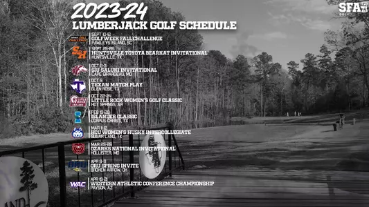 Men's Golf Schedule