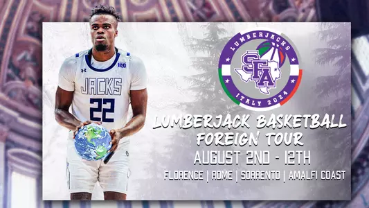 SFA Men's Basketball announces trip to Italy