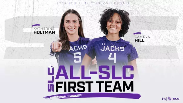 katherine holtman and camryn hill named first team all-slc
