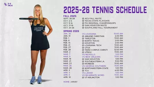 2025 WTEN Schedule