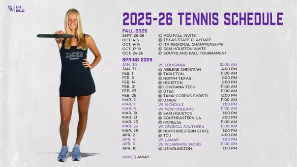 2025 WTEN Schedule