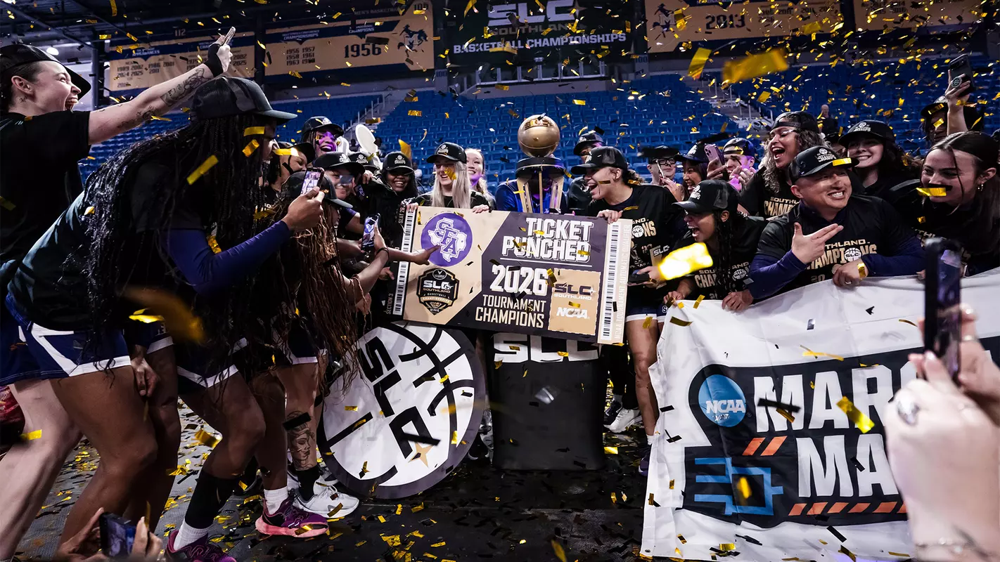 SFA Ladyjacks secure back-to-back SLC Tournament Championships