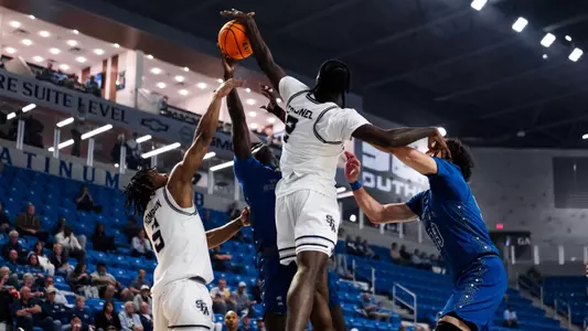 Jerald Colonel block vs. A&M-CC at SLC Tourney (3-10-26)