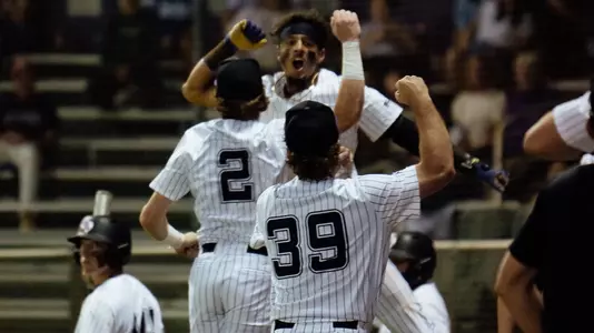 Rodric Black HR celebration vs. HCU (3-27-26)